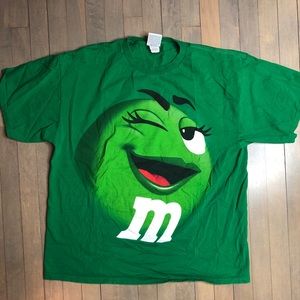 Green M&Ms Tshirt, 2XL